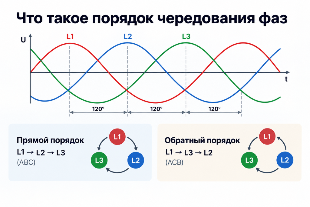 Что такое порядок чередования фаз.png Что такое порядок чередования фаз.png